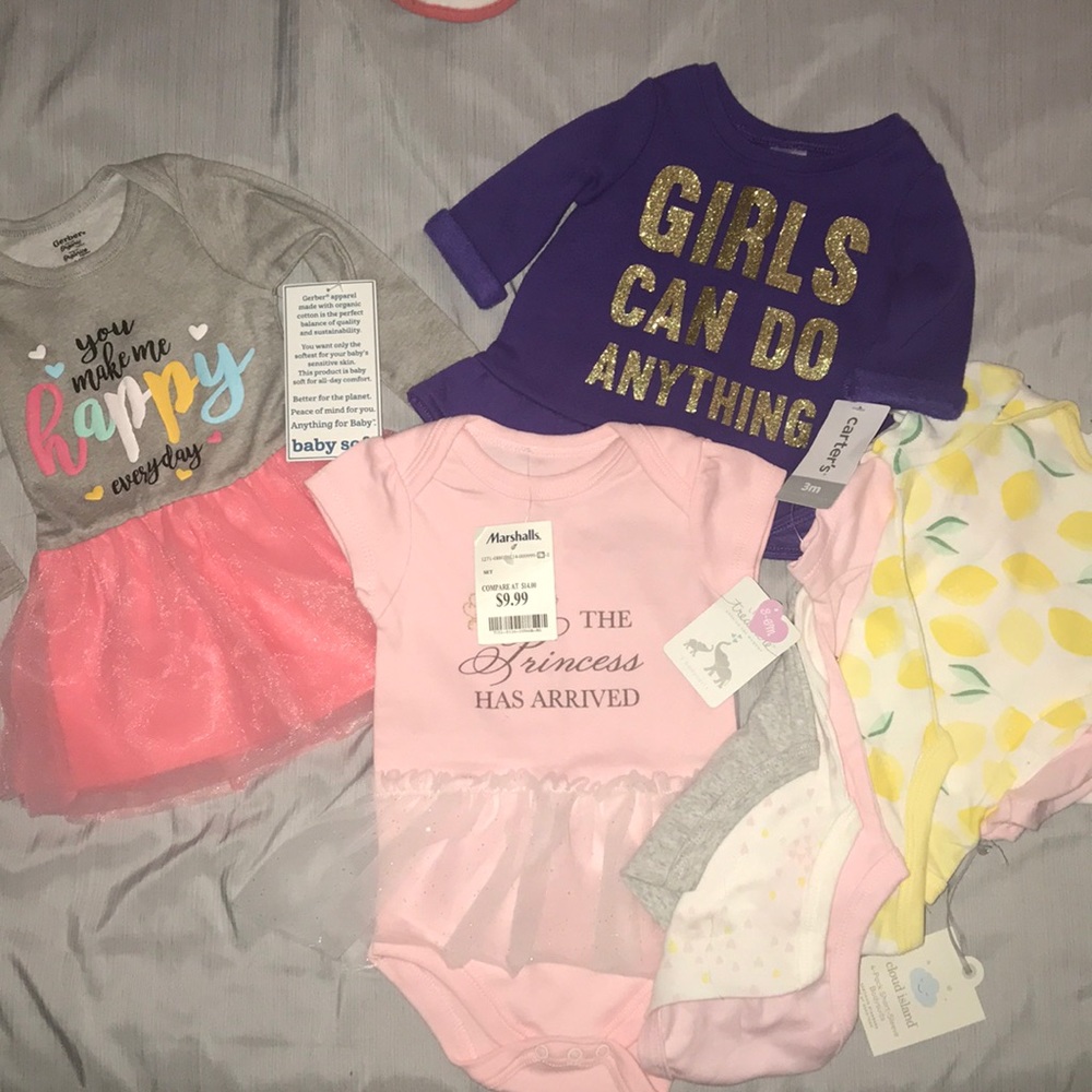 Baby clothes, bodysuit and baby cami